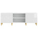 Cabinet TV 150 x 31 x 50 cm Alb foarte lucios Lemn prelucrat - WALTI WALTI