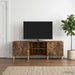 Cabinet TV 150 x 31 x 50 cm Stejar fumuriu Lemn prelucrat - WALTI WALTI