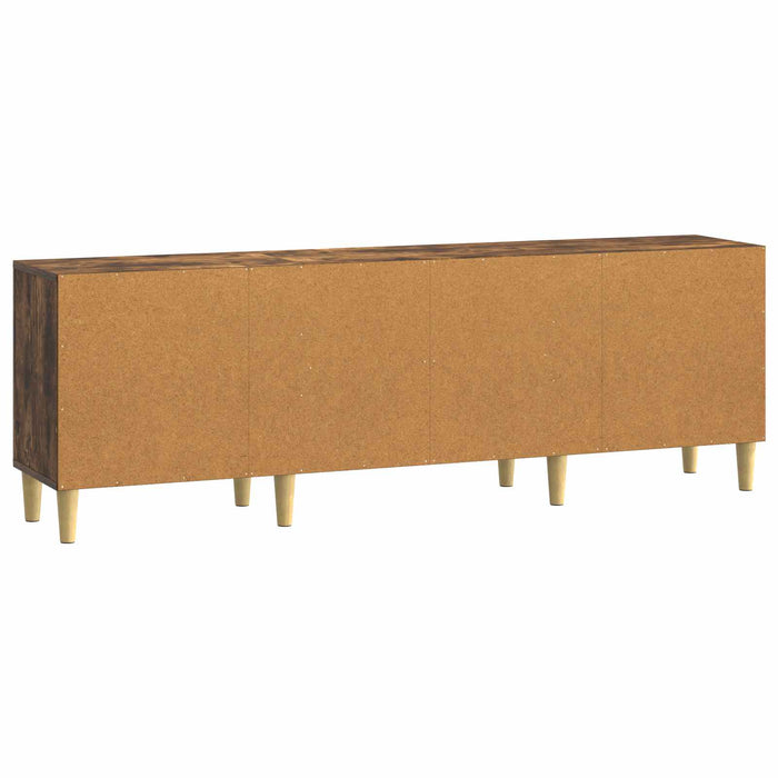 Cabinet TV 150 x 31 x 50 cm Stejar fumuriu Lemn prelucrat - WALTI WALTI