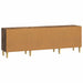 Cabinet TV 150 x 31 x 50 cm Stejar fumuriu Lemn prelucrat - WALTI WALTI