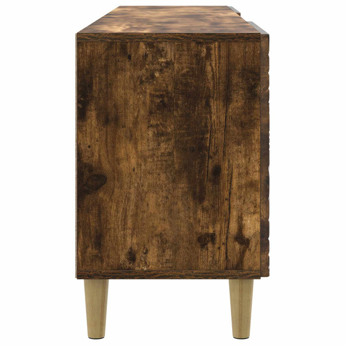 Cabinet TV 150 x 31 x 50 cm Stejar fumuriu Lemn prelucrat - WALTI WALTI