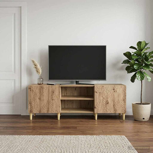 Cabinet TV 150 x 31 x 50 cm Stejar Artizanal Lemn prelucrat - WALTI WALTI