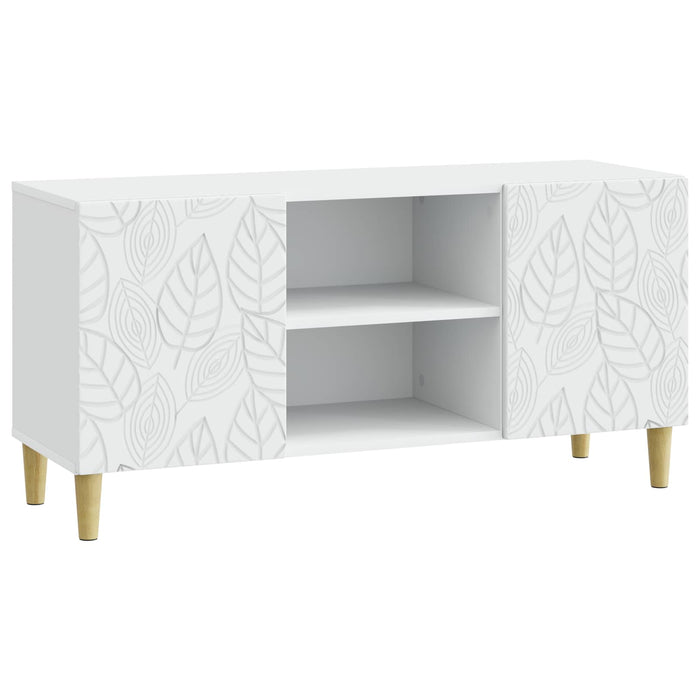 Cabinet TV 102 x 34,5 x 50 cm Alb Lemn prelucrat - WALTI WALTI