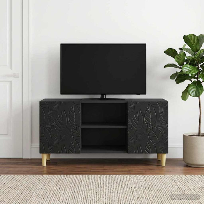Cabinet TV 102 x 34,5 x 50 cm Negru Lemn prelucrat - WALTI WALTI