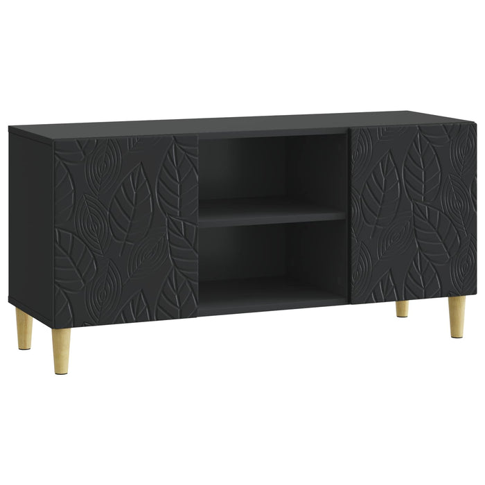 Cabinet TV 102 x 34,5 x 50 cm Negru Lemn prelucrat - WALTI WALTI