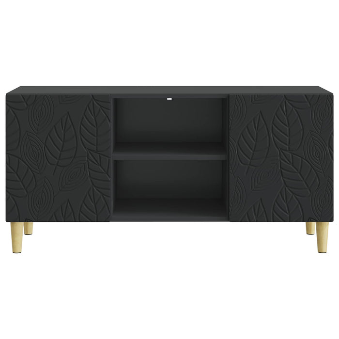 Cabinet TV 102 x 34,5 x 50 cm Negru Lemn prelucrat - WALTI WALTI