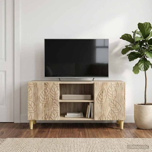 Cabinet TV 102 x 34,5 x 50 cm Stejar Sonoma Lemn prelucrat - WALTI WALTI