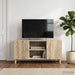 Cabinet TV 102 x 34,5 x 50 cm Stejar Sonoma Lemn prelucrat - WALTI WALTI