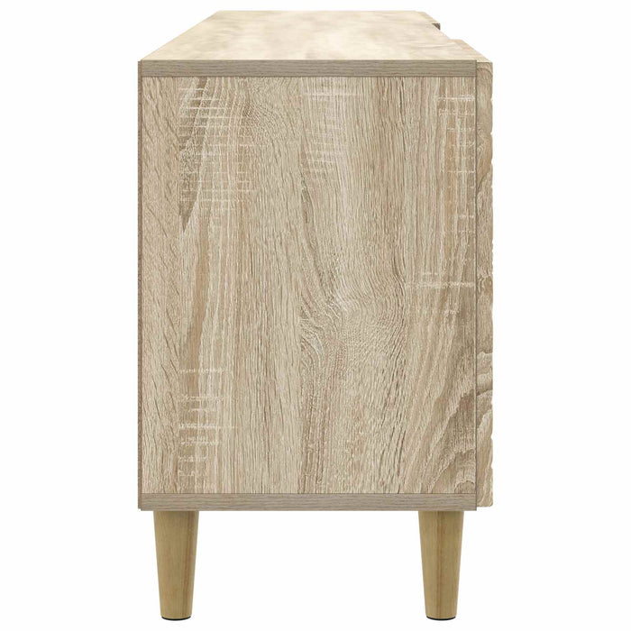 Cabinet TV 102 x 34,5 x 50 cm Stejar Sonoma Lemn prelucrat - WALTI WALTI