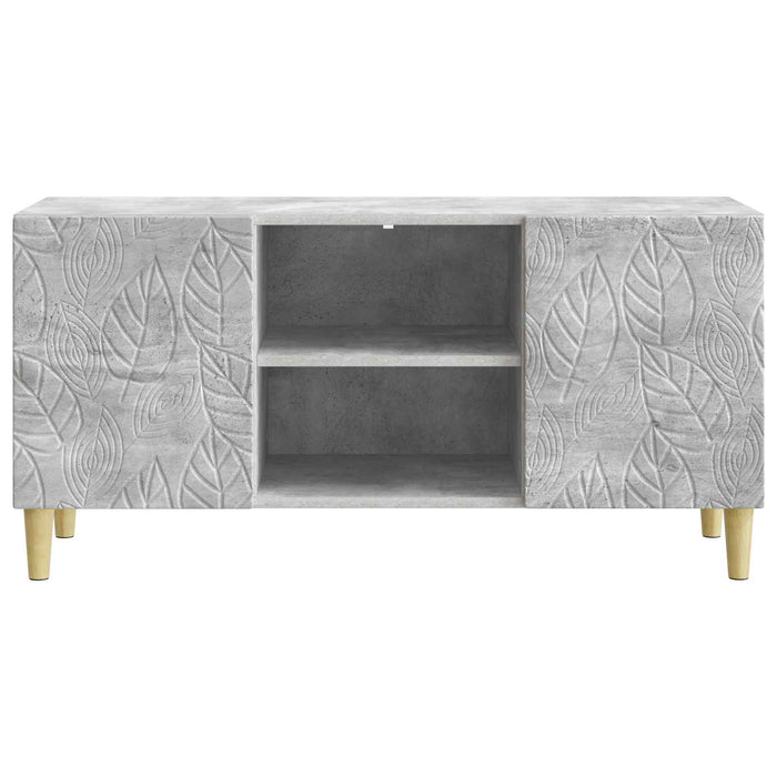 Cabinet TV 102 x 34,5 x 50 cm Gri Beton Lemn prelucrat - WALTI WALTI