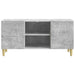 Cabinet TV 102 x 34,5 x 50 cm Gri Beton Lemn prelucrat - WALTI WALTI