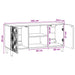 Cabinet TV 102 x 34,5 x 50 cm Gri Beton Lemn prelucrat - WALTI WALTI