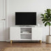 Cabinet TV 102 x 34,5 x 50 cm Alb foarte lucios Lemn prelucrat - WALTI WALTI
