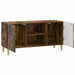 Cabinet TV 102 x 34,5 x 50 cm Stejar fumuriu Lemn prelucrat - WALTI WALTI