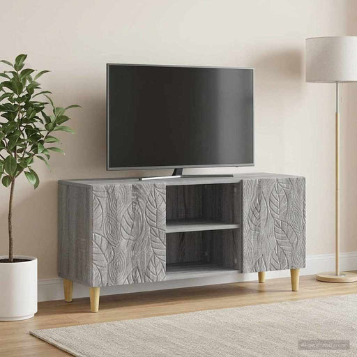 Cabinet TV 102 x 34,5 x 50 cm Sonoma gri Lemn prelucrat - WALTI WALTI