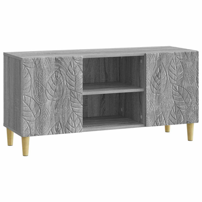 Cabinet TV 102 x 34,5 x 50 cm Sonoma gri Lemn prelucrat - WALTI WALTI
