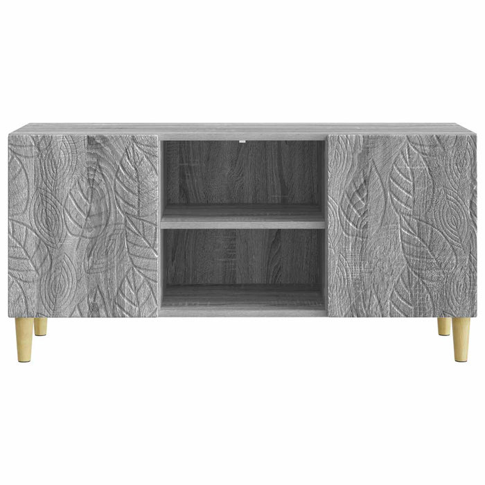 Cabinet TV 102 x 34,5 x 50 cm Sonoma gri Lemn prelucrat - WALTI WALTI