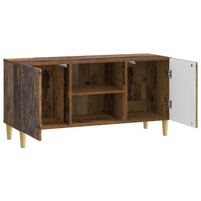 Cabinet TV 102 x 34,5 x 50 cm Lemn vechi Lemn prelucrat - WALTI WALTI