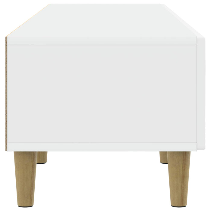 Cabinet TV 147 x 34,5 x 30 cm Alb Lemn prelucrat - WALTI WALTI