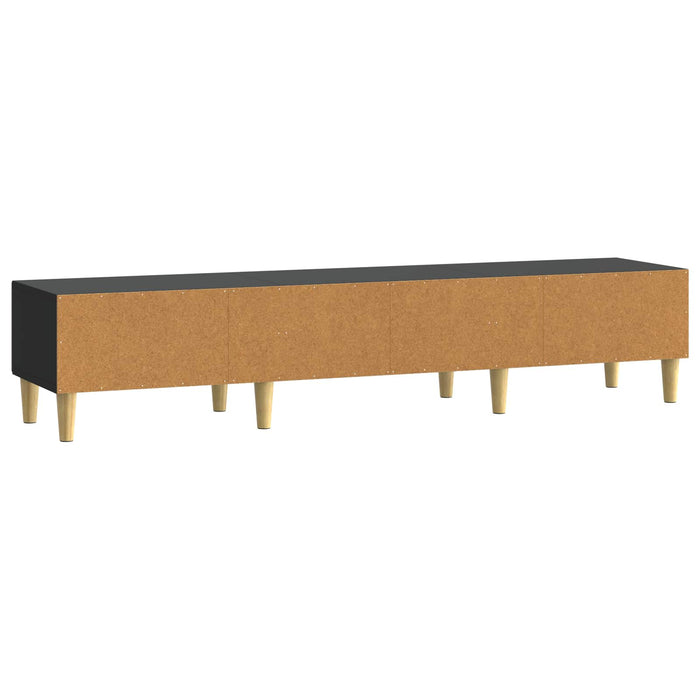 Cabinet TV 147 x 34,5 x 30 cm Negru Lemn prelucrat - WALTI WALTI