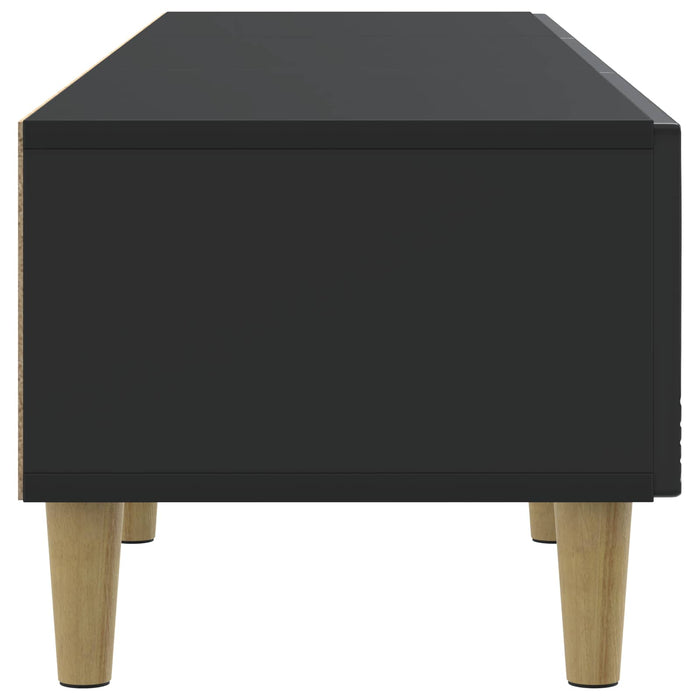 Cabinet TV 147 x 34,5 x 30 cm Negru Lemn prelucrat - WALTI WALTI