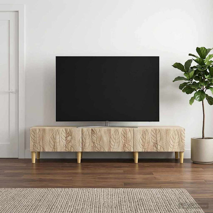 Cabinet TV 147 x 34,5 x 30 cm Stejar Sonoma Lemn prelucrat - WALTI WALTI
