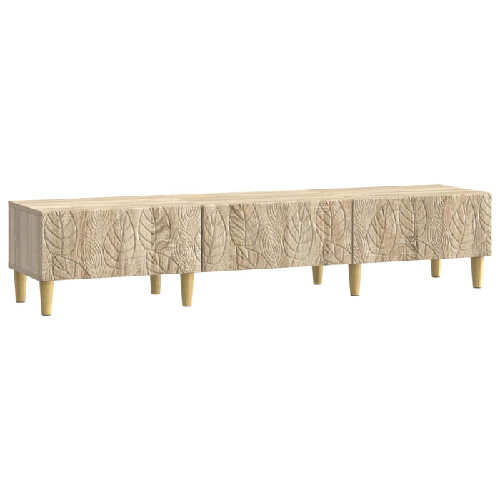 Cabinet TV 147 x 34,5 x 30 cm Stejar Sonoma Lemn prelucrat - WALTI WALTI
