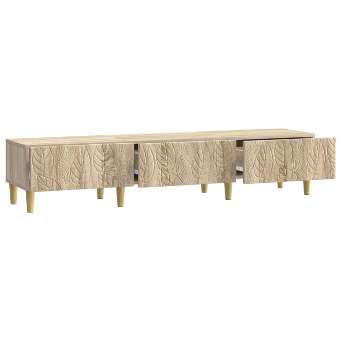 Cabinet TV 147 x 34,5 x 30 cm Stejar Sonoma Lemn prelucrat - WALTI WALTI