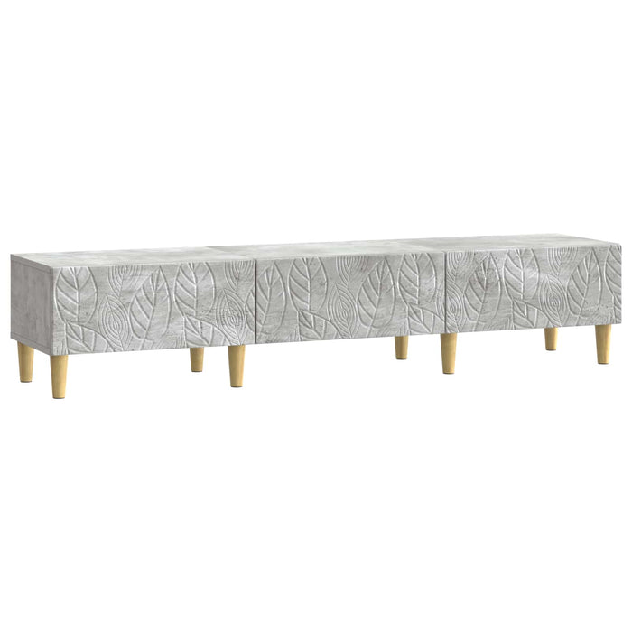 Cabinet TV 147 x 34,5 x 30 cm Gri Beton Lemn prelucrat - WALTI WALTI