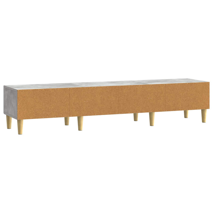 Cabinet TV 147 x 34,5 x 30 cm Gri Beton Lemn prelucrat - WALTI WALTI