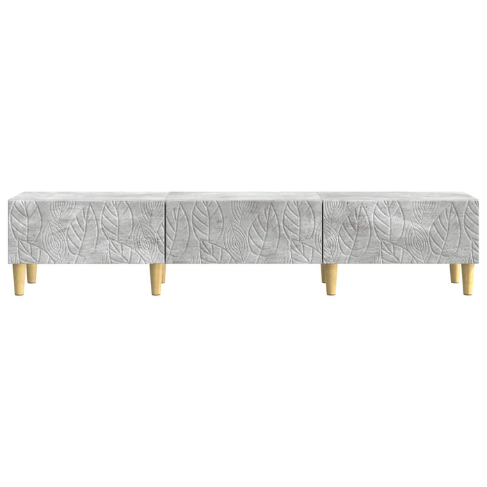 Cabinet TV 147 x 34,5 x 30 cm Gri Beton Lemn prelucrat - WALTI WALTI