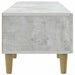 Cabinet TV 147 x 34,5 x 30 cm Gri Beton Lemn prelucrat - WALTI WALTI