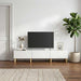 Cabinet TV 147 x 34,5 x 30 cm Alb foarte lucios Lemn prelucrat - WALTI WALTI