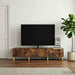 Cabinet TV 147 x 34,5 x 30 cm Stejar fumuriu Lemn prelucrat - WALTI WALTI
