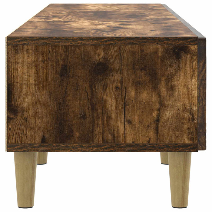 Cabinet TV 147 x 34,5 x 30 cm Stejar fumuriu Lemn prelucrat - WALTI WALTI