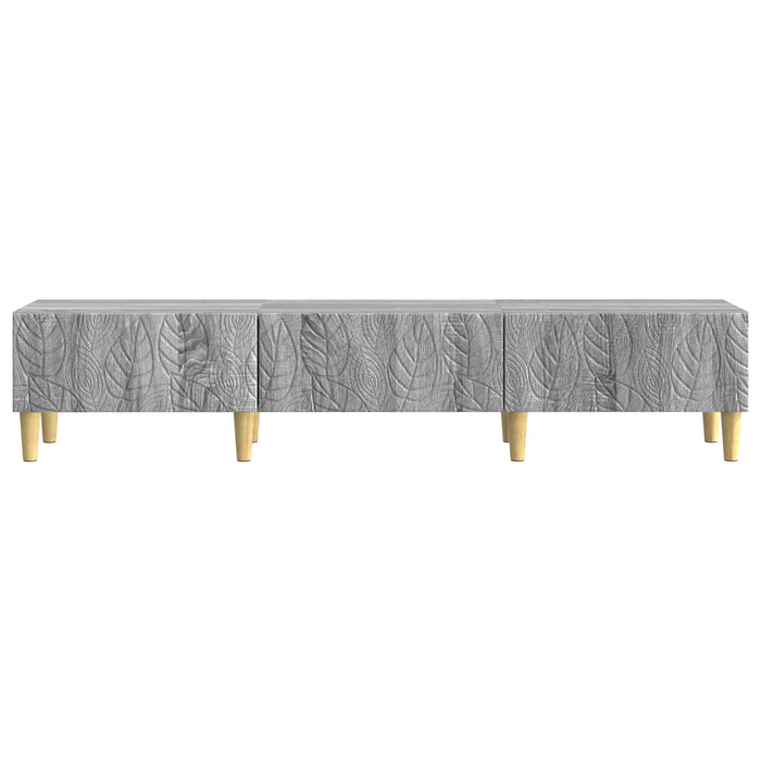 Cabinet TV 147 x 34,5 x 30 cm Sonoma gri Lemn prelucrat - WALTI WALTI