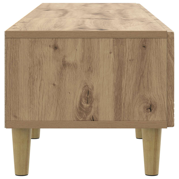 Cabinet TV 147 x 34,5 x 30 cm Stejar Artizanal Lemn prelucrat - WALTI WALTI