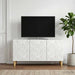 Cabinet TV 99 x 34,5 x 50 cm Alb Lemn prelucrat - WALTI WALTI