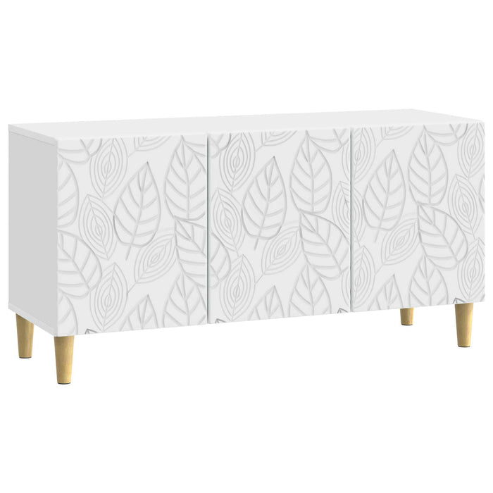 Cabinet TV 99 x 34,5 x 50 cm Alb Lemn prelucrat - WALTI WALTI