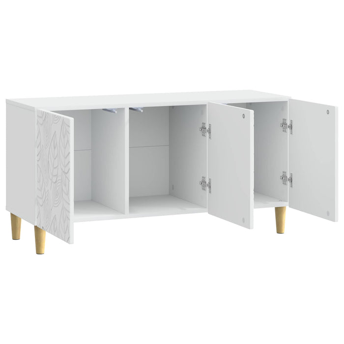 Cabinet TV 99 x 34,5 x 50 cm Alb Lemn prelucrat - WALTI WALTI