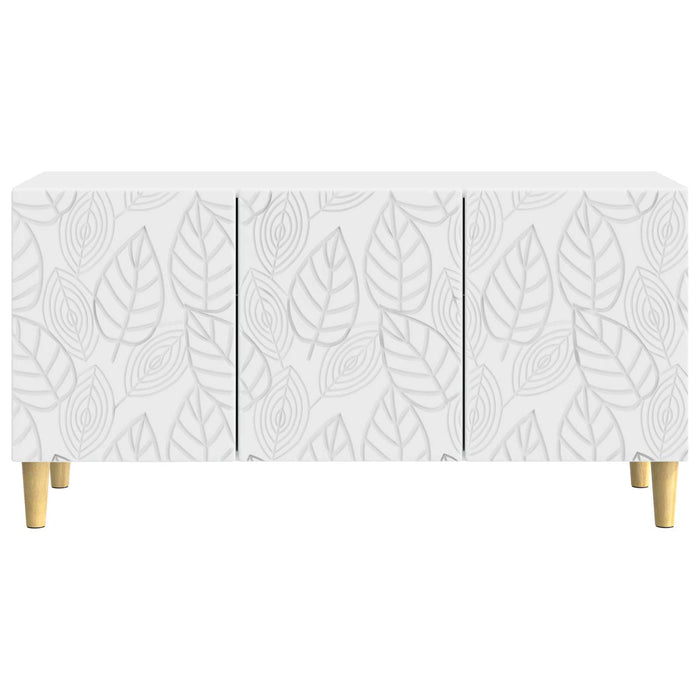 Cabinet TV 99 x 34,5 x 50 cm Alb Lemn prelucrat - WALTI WALTI