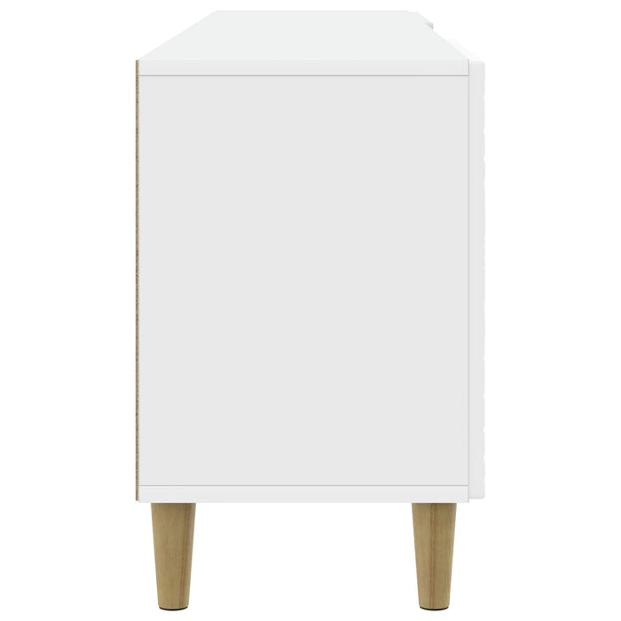 Cabinet TV 99 x 34,5 x 50 cm Alb Lemn prelucrat - WALTI WALTI