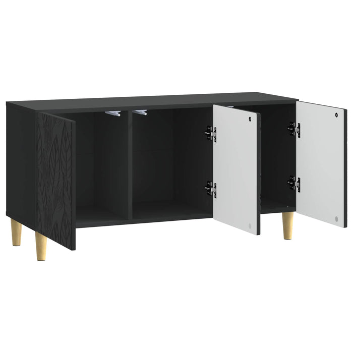 Cabinet TV 99 x 34,5 x 50 cm Negru Lemn prelucrat - WALTI WALTI