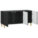 Cabinet TV 99 x 34,5 x 50 cm Negru Lemn prelucrat - WALTI WALTI