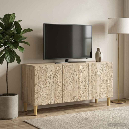 Cabinet TV 99 x 34,5 x 50 cm Stejar Sonoma Lemn prelucrat - WALTI WALTI