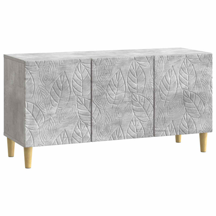 Cabinet TV 99 x 34,5 x 50 cm Gri Beton Lemn prelucrat - WALTI WALTI