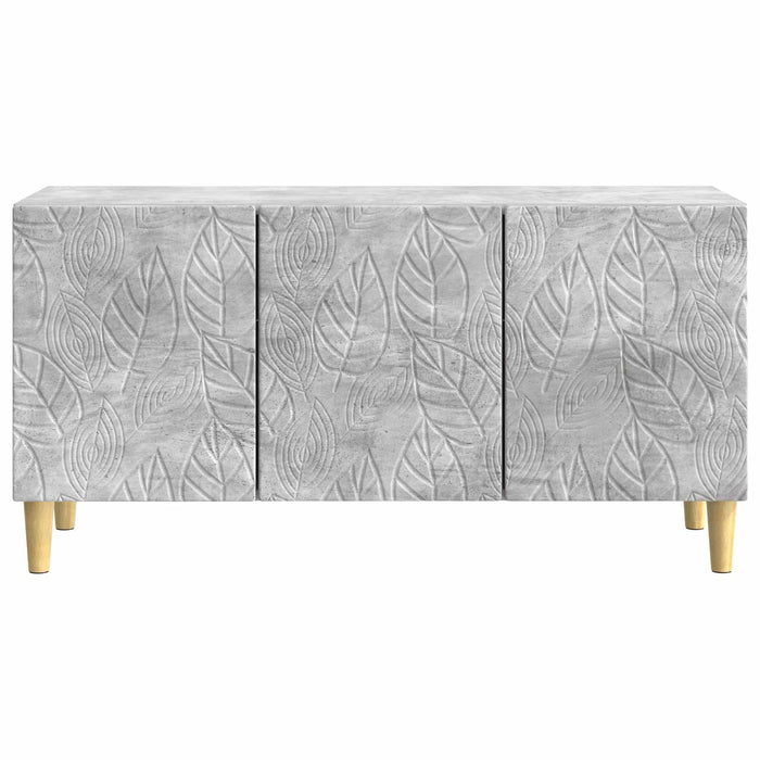 Cabinet TV 99 x 34,5 x 50 cm Gri Beton Lemn prelucrat - WALTI WALTI