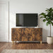 Cabinet TV 99 x 34,5 x 50 cm Stejar fumuriu Lemn prelucrat - WALTI WALTI