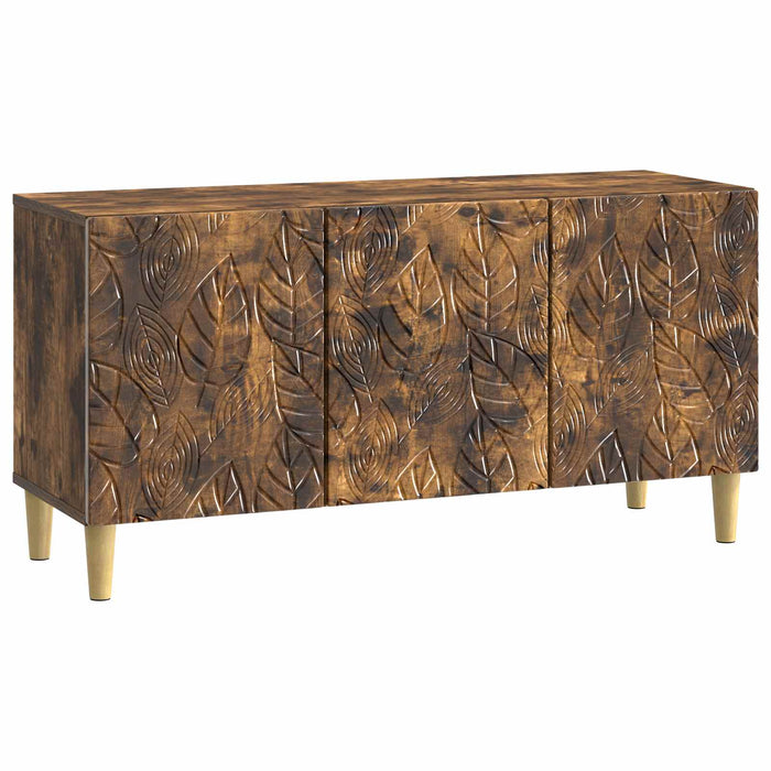 Cabinet TV 99 x 34,5 x 50 cm Stejar fumuriu Lemn prelucrat - WALTI WALTI