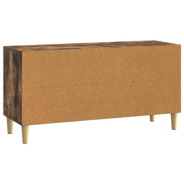 Cabinet TV 99 x 34,5 x 50 cm Stejar fumuriu Lemn prelucrat - WALTI WALTI